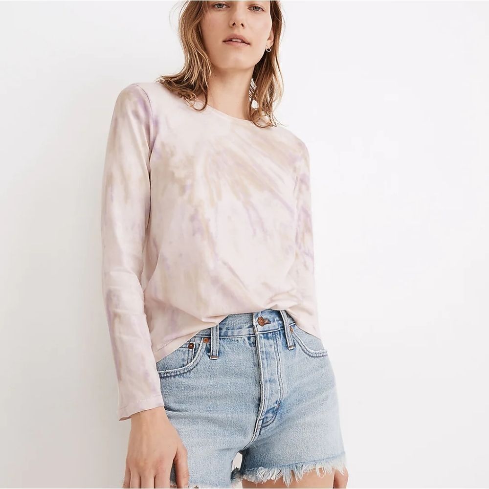 Madewell Northside Long-Sleeve Vintage Tie-Dye Tee Sz XS